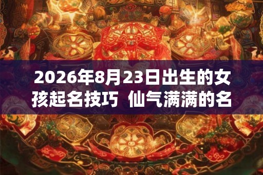 2026年8月23日出生的女孩起名技巧  仙气满满的名字赏析