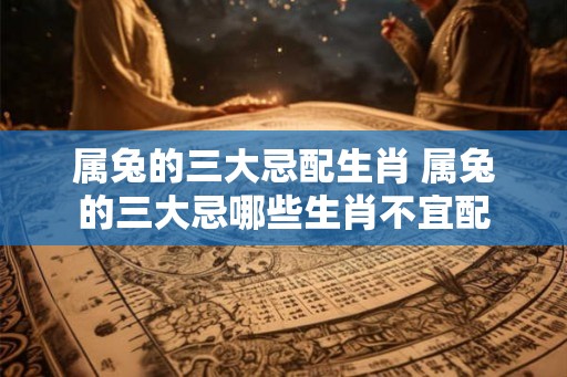 属兔的三大忌配生肖 属兔的三大忌哪些生肖不宜配