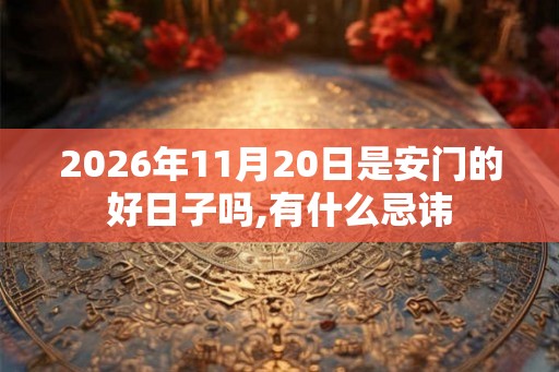 2026年11月20日是安门的好日子吗,有什么忌讳