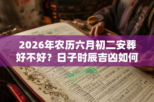 2026年农历六月初二安葬好不好？日子时辰吉凶如何？