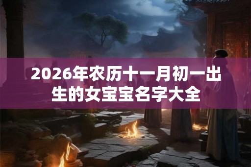 2026年农历十一月初一出生的女宝宝名字大全
