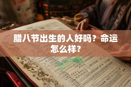 腊八节出生的人好吗？命运怎么样？