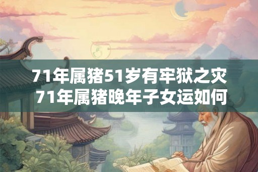 71年属猪51岁有牢狱之灾 71年属猪晚年子女运如何