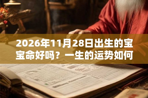 2026年11月28日出生的宝宝命好吗？一生的运势如何