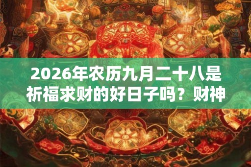 2026年农历九月二十八是祈福求财的好日子吗？财神方位在哪？