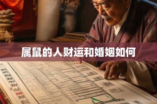 属鼠的人财运和婚姻如何