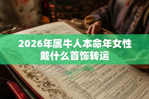 2026年属牛人本命年女性戴什么首饰转运