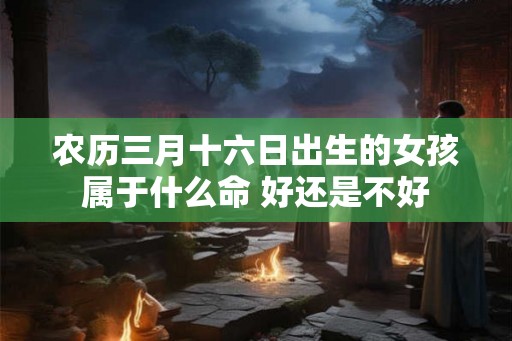 农历三月十六日出生的女孩属于什么命 好还是不好 农历三月十六日出生的女孩属于什么命 好还是不好