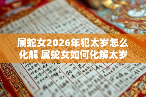 属蛇女2026年犯太岁怎么化解 属蛇女如何化解太岁