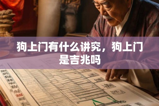 狗上门有什么讲究，狗上门是吉兆吗