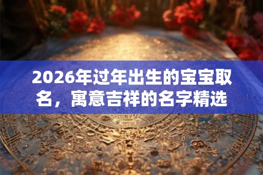 2026年过年出生的宝宝取名，寓意吉祥的名字精选