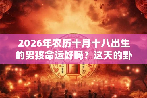 2026年农历十月十八出生的男孩命运好吗？这天的卦象如何？