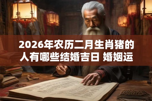 2026年农历二月生肖猪的人有哪些结婚吉日 婚姻运势如何