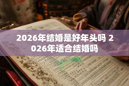 2026年结婚是好年头吗 2026年适合结婚吗
