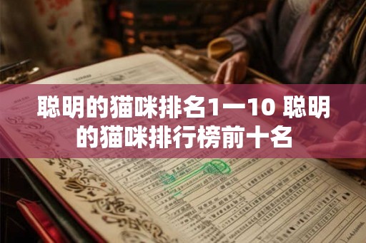 聪明的猫咪排名1一10 聪明的猫咪排行榜前十名 聪明的猫咪排名1一10 聪明的猫咪排行榜前十名