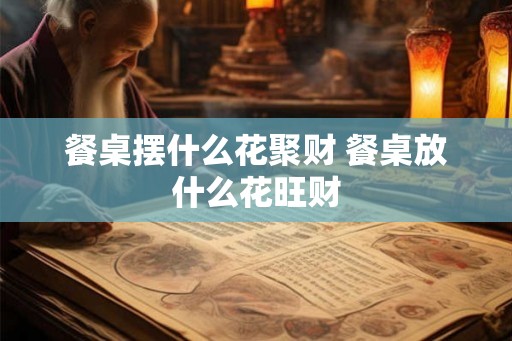 餐桌摆什么花聚财 餐桌放什么花旺财