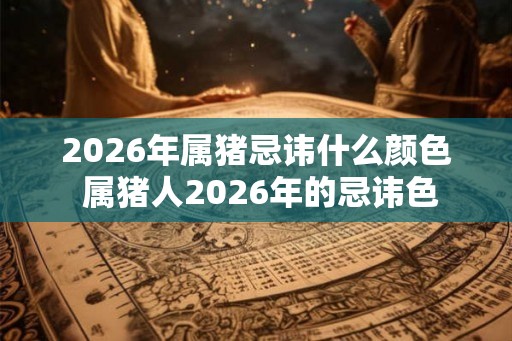 2026年属猪忌讳什么颜色 属猪人2026年的忌讳色
