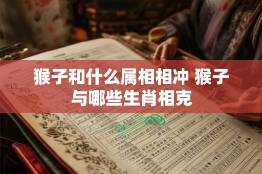 猴子和什么属相相冲 猴子与哪些生肖相克 猴子和什么属相相冲 猴子与哪些生肖相克