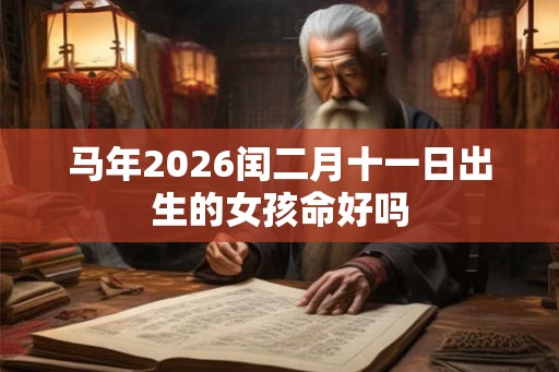 马年2026闰二月十一日出生的女孩命好吗