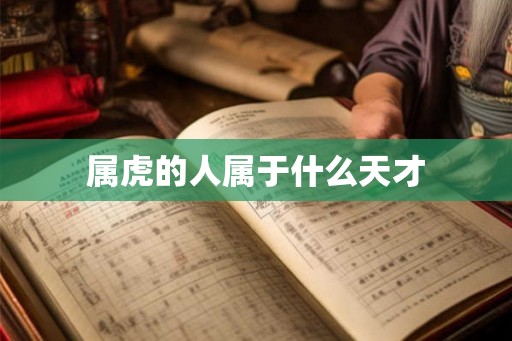 属虎的人属于什么天才
