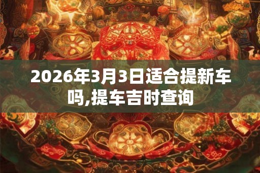 2026年3月3日适合提新车吗,提车吉时查询