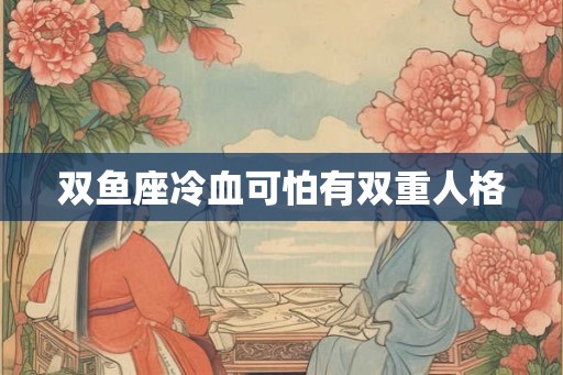 双鱼座冷血可怕有双重人格