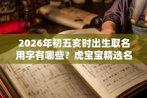 2026年初五亥时出生取名用字有哪些？虎宝宝精选名字