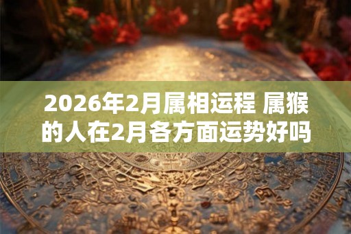 2026年2月属相运程 属猴的人在2月各方面运势好吗