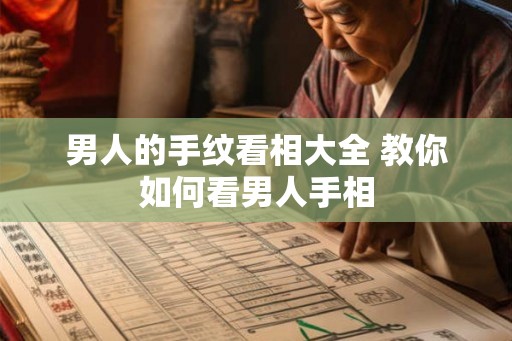 男人的手纹看相大全 教你如何看男人手相