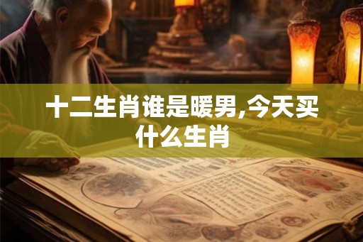 十二生肖谁是暖男,今天买什么生肖
