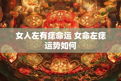 女人左有痣命运 女命左痣运势如何 女人左有痣命运 女命左痣运势如何