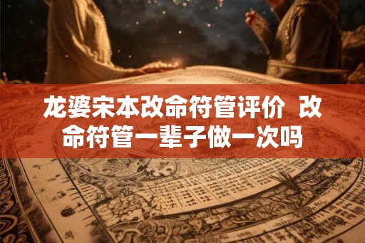 龙婆宋本改命符管评价 改命符管一辈子做一次吗 龙婆宋本改命符管评价 改命符管一辈子做一次吗