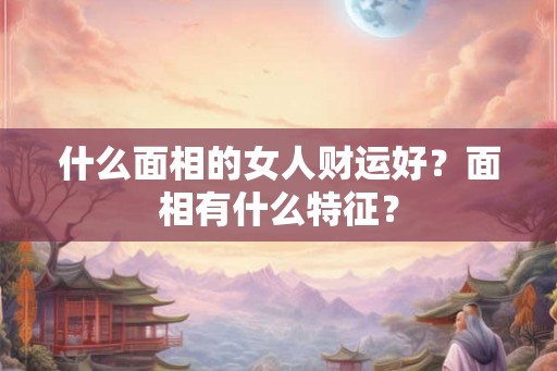 什么面相的女人财运好?面相有什么特征? 什么面相的女人财运好?面相有什么特征?