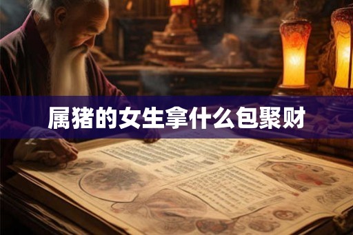 属猪的女生拿什么包聚财