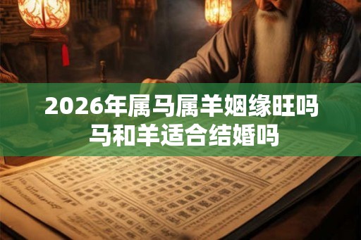 2026年属马属羊姻缘旺吗 马和羊适合结婚吗 2026年属马属羊姻缘旺吗 马和羊适合结婚吗