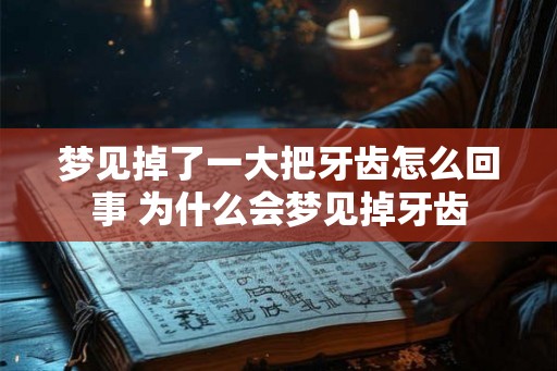 梦见掉了一大把牙齿怎么回事 为什么会梦见掉牙齿