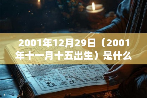 2001年12月29日（2001年十一月十五出生）是什么命_命运如何