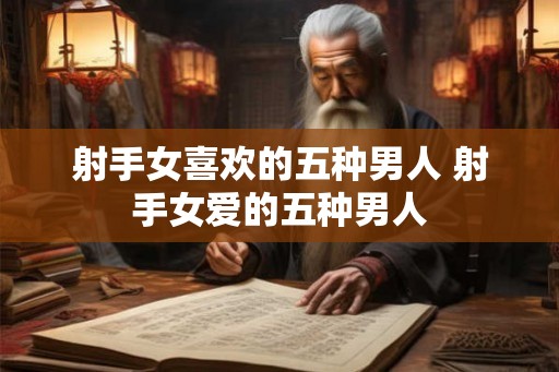 射手女喜欢的五种男人 射手女爱的五种男人
