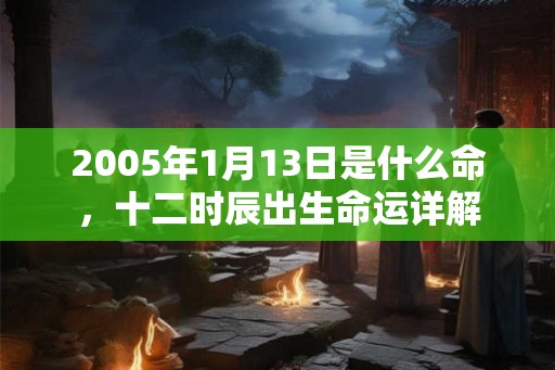 2005年1月13日是什么命，十二时辰出生命运详解