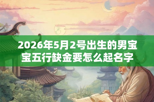 2026年5月2号出生的男宝宝五行缺金要怎么起名字