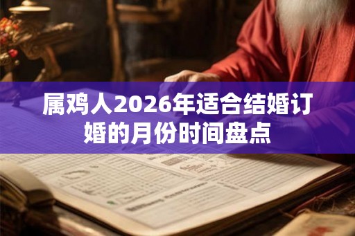 属鸡人2026年适合结婚订婚的月份时间盘点