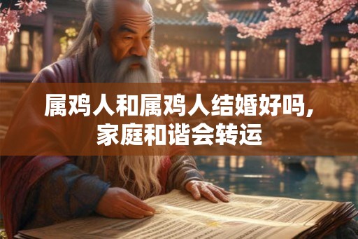 属鸡人和属鸡人结婚好吗,家庭和谐会转运