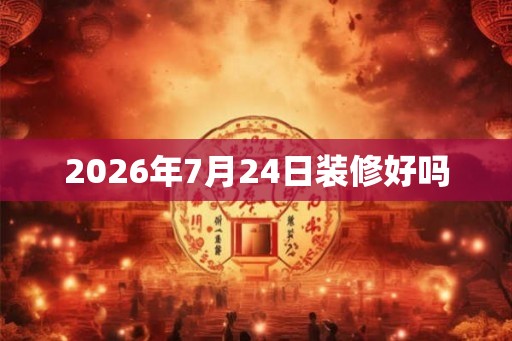 2026年7月24日装修好吗