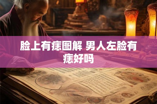 脸上有痣图解 男人左脸有痣好吗