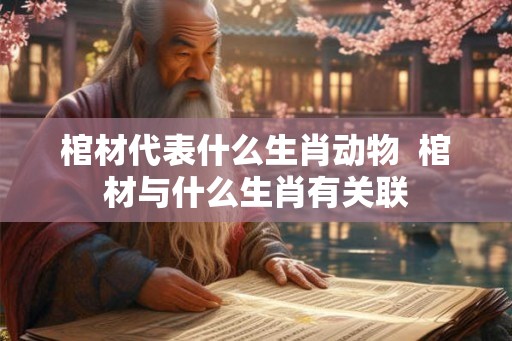 棺材代表什么生肖动物  棺材与什么生肖有关联
