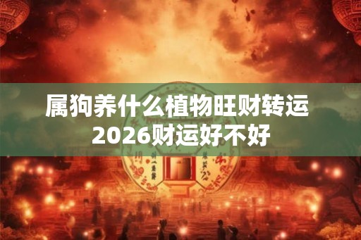 属狗养什么植物旺财转运 2026财运好不好