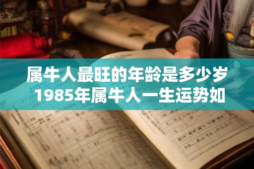 属牛人最旺的年龄是多少岁 1985年属牛人一生运势如何