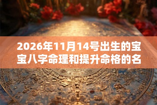 2026年11月14号出生的宝宝八字命理和提升命格的名字推荐