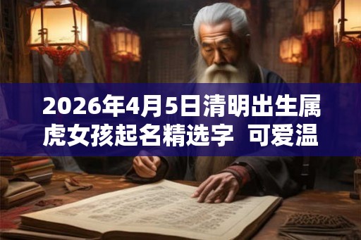 2026年4月5日清明出生属虎女孩起名精选字 可爱温婉的女孩名字 2026年4月5日清明出生属虎女孩起名精选字 可爱温婉的女孩名字