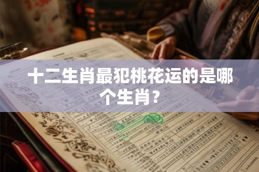 十二生肖最犯桃花运的是哪个生肖？